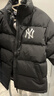 NEW ERA纽亦华MLB冬季运动潮流黑色羽绒服男女情侣NY立领保暖鸭绒 14387859-黑色 纽约洋基队 S 实拍图