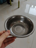 京东物流 不锈钢盆洗脸盆洗衣盆洗澡盆圆盆学生洗衣服家用宿舍 【偏小尺寸】不锈钢盆银色16cm*1 实拍图