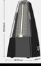 莫森（MOSEN）MS-29机械节拍器 钢琴小提琴吉他古筝调音器通用节奏节拍器 黑色 实拍图