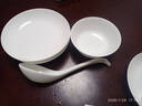 瓷侠客盘子菜盘家用白色骨瓷餐具碟子陶瓷餐盘套装骨碟饺子盘深盘饭盘 8英寸常用菜盘（6个装） 20.6cm 实拍图