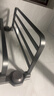 卡贝（cobbe）吸盘毛巾架免打孔浴室置物架厕所双杆卫生间挂件太空铝折叠浴巾架 实拍图