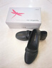 红蜻蜓女鞋春季新款休闲百搭时尚平底妈妈鞋头层牛皮单鞋 黑色 36 实拍图