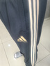 阿迪达斯（adidas）长裤男女秋冬宽松透气直筒裤跑步运动防风休闲裤  黑金 3XL 实拍图