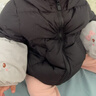 保姆鹅  【风墙】儿童羽绒服宝宝中长款护脸加厚外套保暖童装[NG2664] 炭黑 90 实拍图