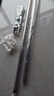 睦歌（MUGE）免打孔伸缩晾衣杆晾衣架窗帘杆衣柜挂衣杆卫生间不锈钢隔断浴帘杆 银色2.13-3米【32不锈钢管径】 实拍图
