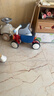 babycare儿童平衡车四轮滑步车玩具宝宝学步车礼盒装1-3岁周岁礼物 罗拉红 实拍图
