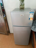 志高（CHIGO）小冰箱迷你小型家用冷藏冷冻两用宿舍出租房用双门办公室电冰箱节能省电 【一级能效】128L银色【三天约一度电】 实拍图