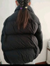坦博尔儿童羽绒服女童短款可脱卸帽运动面包服TC5530311Z 高质灰 160 实拍图