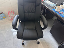 STARSPACE 电脑椅家用办公椅人体工学椅会议椅老板椅久坐皮椅黑色92175H 实拍图