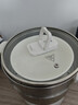 利仁（Liven）小钢人不锈钢0涂层电煮锅分体式小电锅电蒸锅小型1-2人电火锅蒸煮一体多功能锅2L配蒸笼DHG-J1851 实拍图