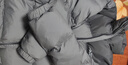 鸭鸭【高充绒203g】羽绒服男短款加厚冬季新款极寒保暖面包服撞色外套 灰色 XL (180) 实拍图