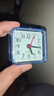 闹钟时尚简约宿舍床头神器迷你小闹钟家用儿童创意可爱便宜时钟表 蓝色 实拍图