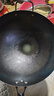 京严铁锅章丘炒锅正宗老式无涂层精铁不粘炒菜锅家用圆底煎锅燃气专用 【宗师级｜古法技艺】适合5-7人 带耳 34cm 【三次开锅发货｜不粘不锈｜好养锅】 实拍图