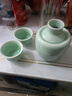 CLITON白酒杯分酒器温酒器烫酒壶青瓷温酒壶暖酒器黄酒酒杯白酒杯套装 实拍图