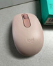 罗技（Logitech）M196 无线蓝牙鼠标 办公鼠标 笔记本商务办公家用 小巧便携 对称手型 玫瑰粉 实拍图