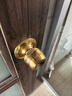 梅花（BLOSSOM）球形锁铜球锁 室内木门锁房门锁铜芯通用款门锁5831铜 实拍图