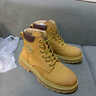 H8马丁靴男2025新款情侣女真皮户外登山鞋高帮工装鞋子英伦风大黄靴 K-大黄靴【二层牛皮】 42 男码 实拍图