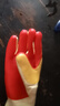 星宇胶片劳保手套橡胶加厚防滑防扎耐磨钢筋工地工作劳动搬运工胶皮干活维修防护手套 【10付】耐磨防滑加厚胶片手套 XL 实拍图