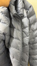 鸭鸭（YAYA）轻薄羽绒服女短款立领薄款秋冬保暖时尚休闲立领外套K 雾霾蓝 L 165 实拍图