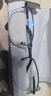 博视者老花镜男士自营高清晰防蓝光进口记忆钛架老花镜8019 黑色 100度 实拍图