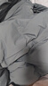 京东京造【高充绒312G】90绒羽绒服男冬季男女长款加厚保暖外套 灰色 XL 实拍图