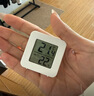 温度计室内家用精准婴儿房温湿度计壁挂室干湿计电子数显表高精度 【一只装】白色-迷你温湿度计 实拍图
