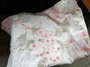 无印良品纯棉枕套A类100%新疆棉枕头套全棉枕芯套 48x74cm一对装 如梦粉 实拍图