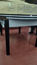 梓屋餐桌家用加厚岩板餐桌椅组合方圆两用餐桌813#1.35米桌+101皮椅*6 实拍图