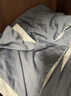 MIDO HOUSE铭都100支四件套纯棉床上用品100%全棉床单被套A类高端轻奢高级感被罩220x240cm云水蓝 实拍图