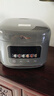 美的（Midea）电饭煲大布丁0涂层电饭锅4升316L不锈钢内胆3-4人家用多功能无涂层微压智能预约RE487S品牌官方 实拍图