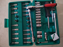 绿林（GREENER）47件套筒扳手汽修工具套装棘轮摩托修车公路工具箱快速扭力螺丝刀 实拍图
