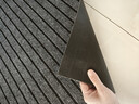京东京造条纹拉绒入户垫 家用可裁剪除尘防滑吸水地垫进户门 灰色80*120cm 实拍图