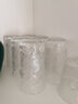 乐唯诗（NERVISHI）冰川杯玻璃水杯家用INS风水杯加厚威士忌酒杯茶杯果汁牛奶咖啡杯 冰川杯【透明款】260ml｜ 6只 实拍图