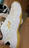 尤尼克斯羽毛球鞋yy入门级训练减震动力垫男女SHB101CR 白/金42码 实拍图