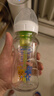 布朗博士玻璃奶瓶 3-6月新生婴儿防胀气防呛 宽口径奶瓶270ml 双兔 实拍图