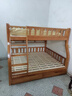 临稚胡桃木 儿童上下床实木高低床双层床上下铺床两层木床子母床 爬梯款 上铺宽1.6米下铺宽1.8米 实拍图