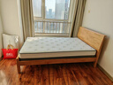 全友家居 现代轻奢风实木床1.2x2米卧室家用单人床多功能学生床家具 实拍图