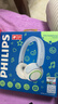 飞利浦（PHILIPS）儿童学习头戴式无线蓝牙耳机护耳电脑手机平板麦克风耳麦安卓华为苹果价保TAK4200BL 实拍图