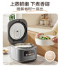 美的（Midea）电饭煲大布丁0涂层电饭锅4升316L母婴级不锈钢内胆3-4人家用多功能无涂层微压智能RE487S品牌官方 实拍图