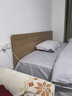 全友家居 北欧原木风板式床1.8米x2米主卧室简约现代家用木板双人床 实拍图