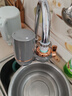 美的（Midea）净水器水龙头过滤器家用自来水滤水器直饮前置过滤器厨房卫生间通用除水垢除余氯双出水可清洗滤芯 一机三芯【两年免换滤芯】 实拍图