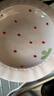 食品级草莓陶瓷餐盘可爱家用宿舍草帽盘蛋糕盘高颜值精致餐具碗盘 8.5英寸-草莓裙花边盘1个装 实拍图