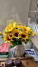 盛世泰堡 向日葵仿真花插花装饰塑料绢花假花客厅餐厅场景布置道具3束装 实拍图