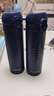 富光保温杯大容量轻量水杯男女学生316不锈钢车载弹盖杯年货礼品定制 绅士黑【316不锈钢+滤网】500ml 实拍图