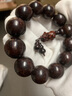 古木匠保真印度小叶紫檀手串男2.0老料满金星檀香木108颗文玩佛珠手链女 老料满金星20mm*12颗【貔貅款】 实拍图