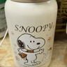史努比（SNOOPY）儿童保温杯吸管倒水两用学生水杯316不锈钢带杯套水壶杯子500ML咖 实拍图