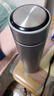 然也保温杯大学生水杯304不锈钢泡茶杯子500ml太空灰R3319 实拍图