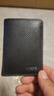 第九城(V.NINE)卡包名片夹头层牛皮轻薄驾驶证皮套防盗刷NFC防消磁银行卡套迷你小钱包男送老公送男友生日礼物情人节新年礼物  黑色 实拍图