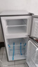 美的（Midea）112L两门小冰箱灰色双温小冰箱迷你家用宿舍租房灵活摆放节能低音深冷速冻 BCD-112CM 实拍图