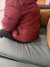 坦博尔羽绒服女蓄热科技冬季宽松短款加厚保暖连帽中老女装外套TD236356 粉黛红 M (165) 实拍图